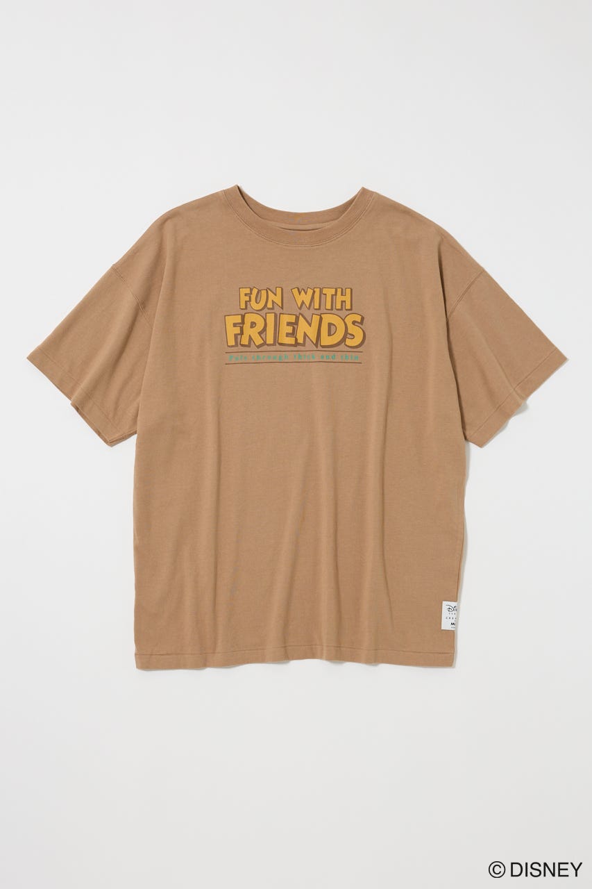 MD ALPHABET Tシャツ BEG FREE