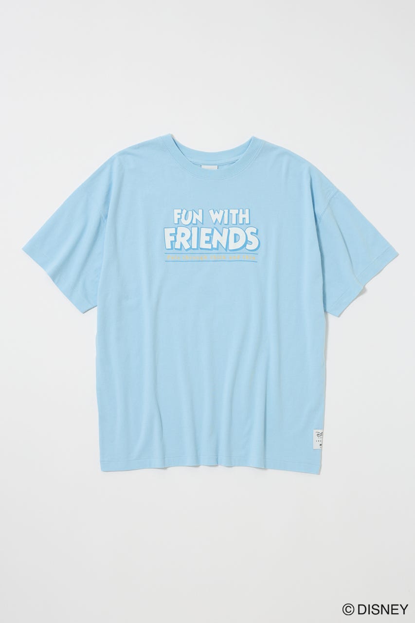 MD ALPHABET Tシャツ BLU FREE