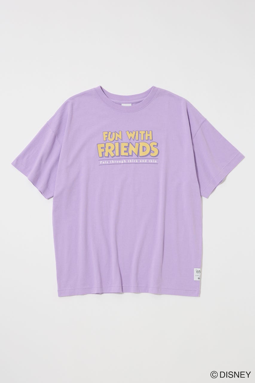 MD ALPHABET Tシャツ PUR FREE