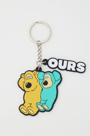 LS OURS RUBBER キーチェーン