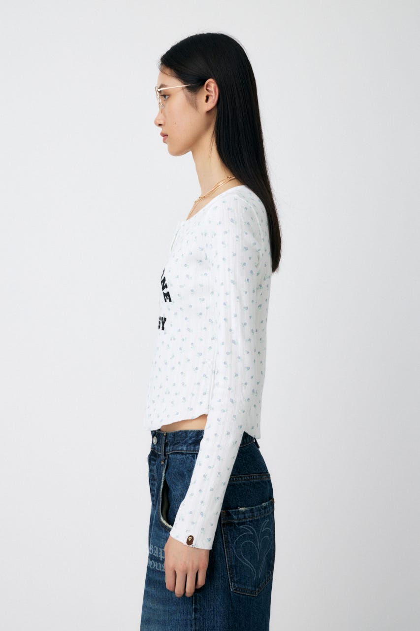 MOUSSY | BP/MS HENRY NECK L/S TEE (Tシャツ・カットソー(長袖