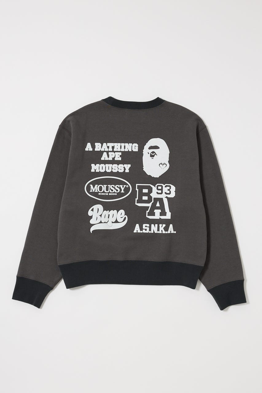 A BATHING APE×moussy BP/MS CURVE ストレート BAPE® LADIES