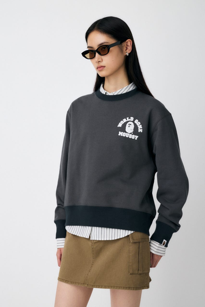 MOUSSY | BP/MS RELAXED FIT クルーネック (スウェット