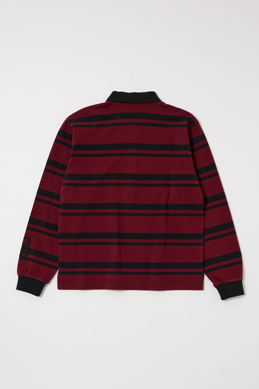 トップス MOUSSY BAPE STRIPED RUGBY L/S SHIRT BAPE X MOUSSY 】STRIPED RUGBY L/S SHIRT | bape.com