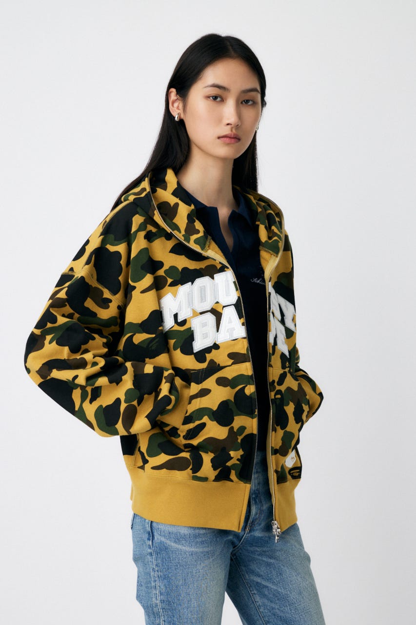 トップス BP/MS COLLEGE LOGO ZIP MOUSSY | BP/MS COLLEGE LOGO ZIP フーディー (スウェット