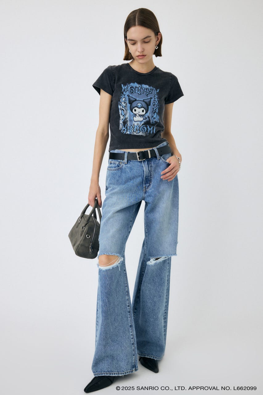 MOUSSY | KUROMI ベイビー TEE (Tシャツ・カットソー(半袖