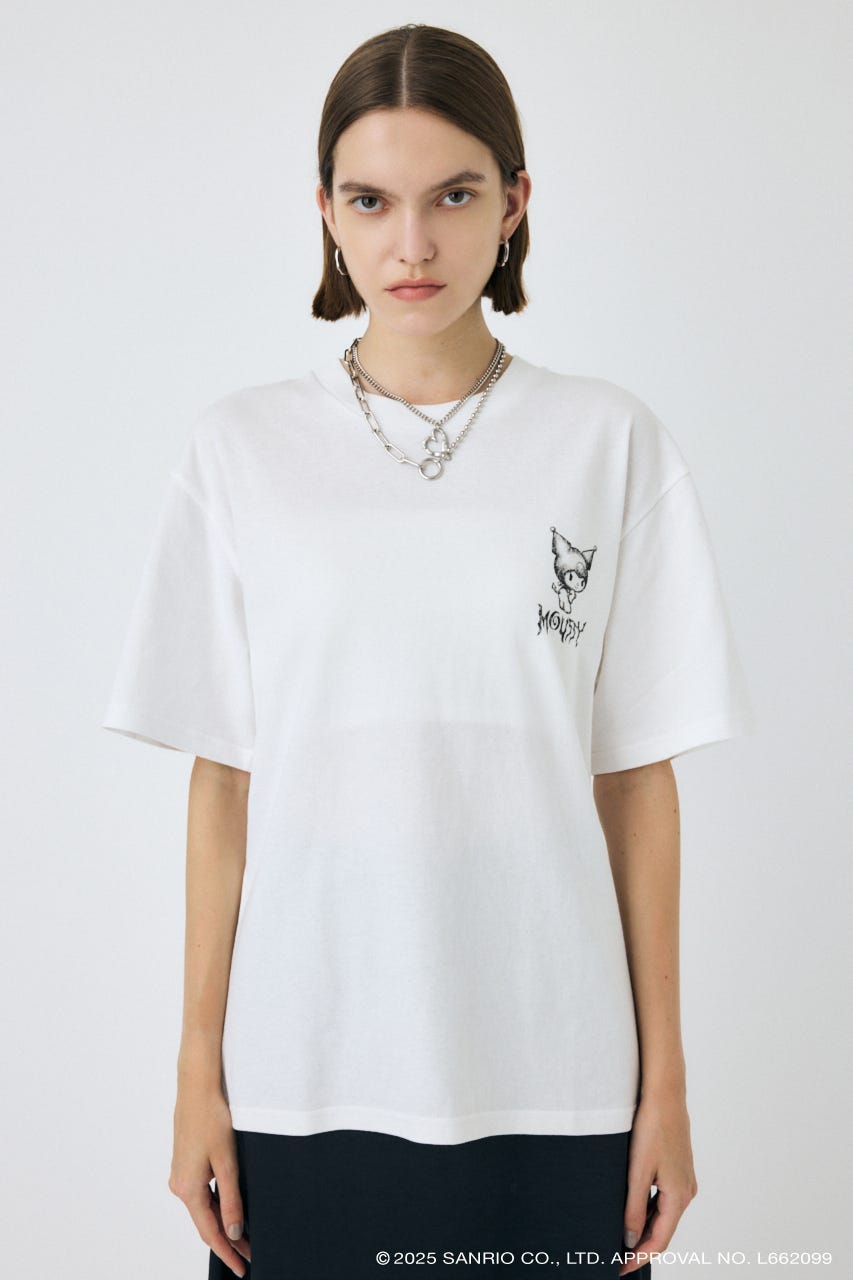 MOUSSY【クロミオーバーサイズTEE】ユニセックス MOUSSY | KUROMI オーバーサイズ TEE (Tシャツ・カットソー(半袖