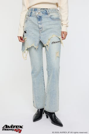 AVIREX TWIN SLIM フレアデニム