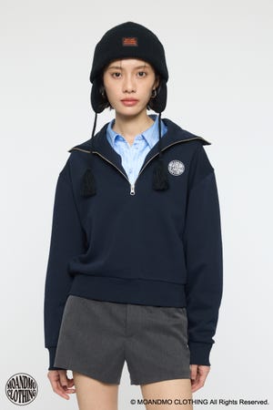 MOANDMO ZIP UP スウェット