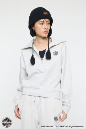MOANDMO ZIP UP スウェット