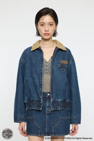 MOANDMO DENIM PADDED ジャケット