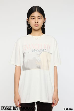 moussy 今季 Tシャツ ロゴ刺繍 SINSE2000 moussy MOUSSY SINCE 2000 TSJ （ダークオレンジ）