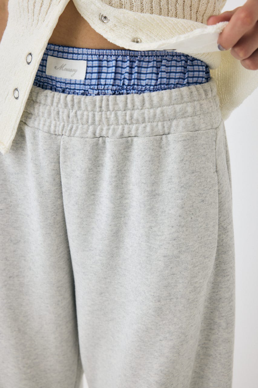 MOUSSY | CURVE LINE スウェットパンツ (パンツ ) |SHEL'TTER
