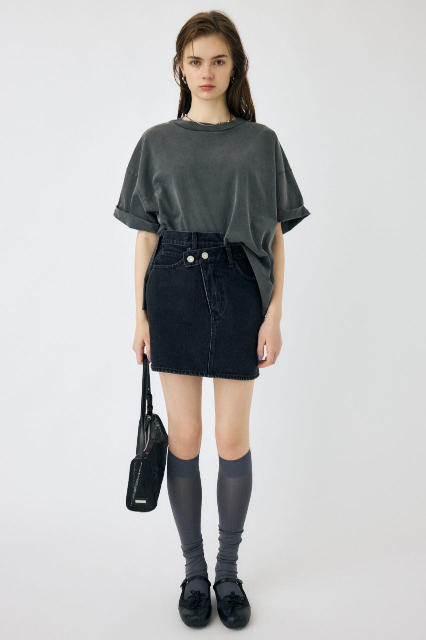 MOUSSY | DENIM CROP シャツ (シャツ・ブラウス ) |SHEL'TTER