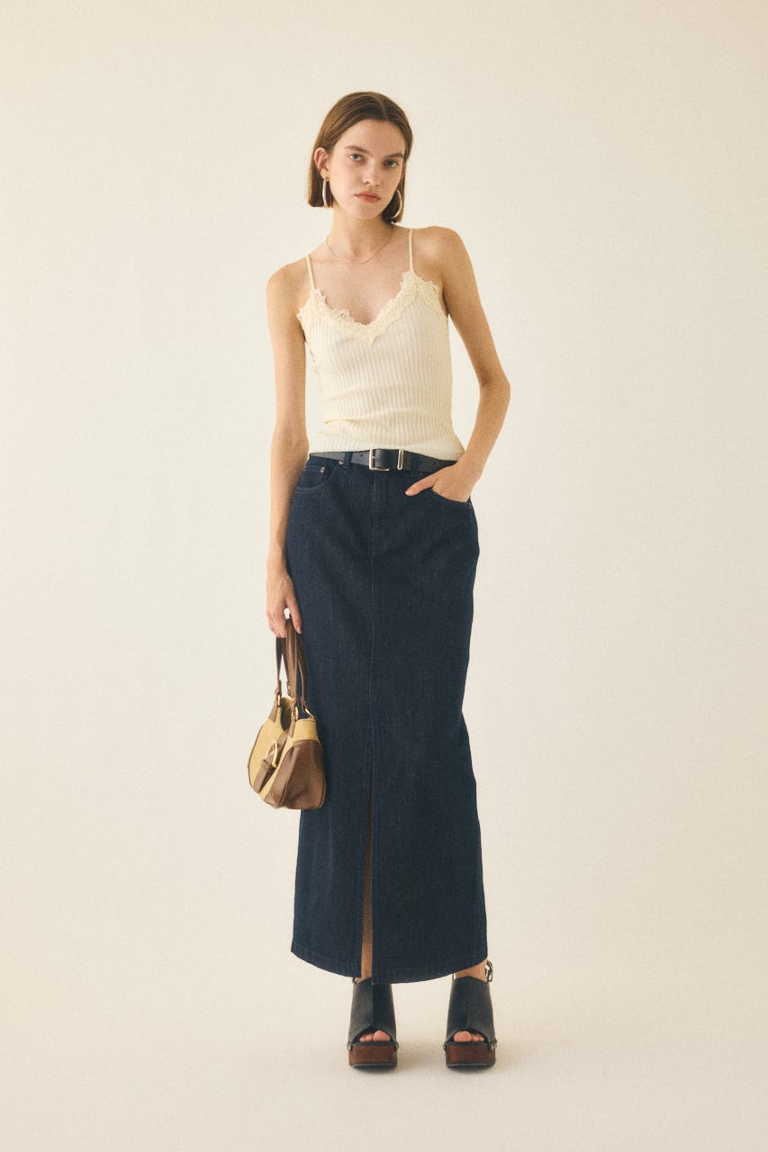 MOUSSY | DENIM MAXI PENCIL スカート (スカート ) |SHEL'TTER