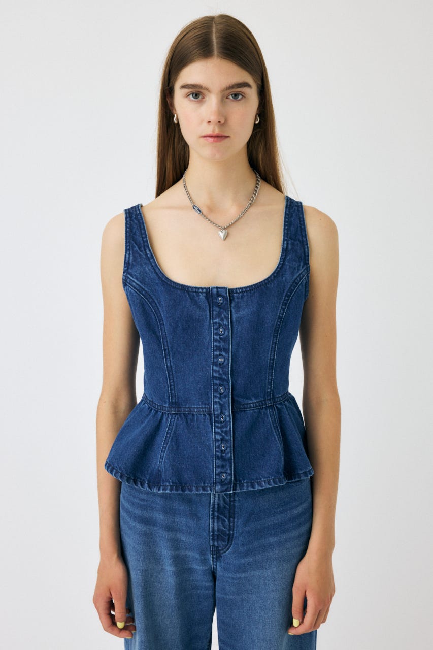 moussyビスチェ AZUL BY MOUSSY | ビスチェレイヤードトップス (Tシャツ