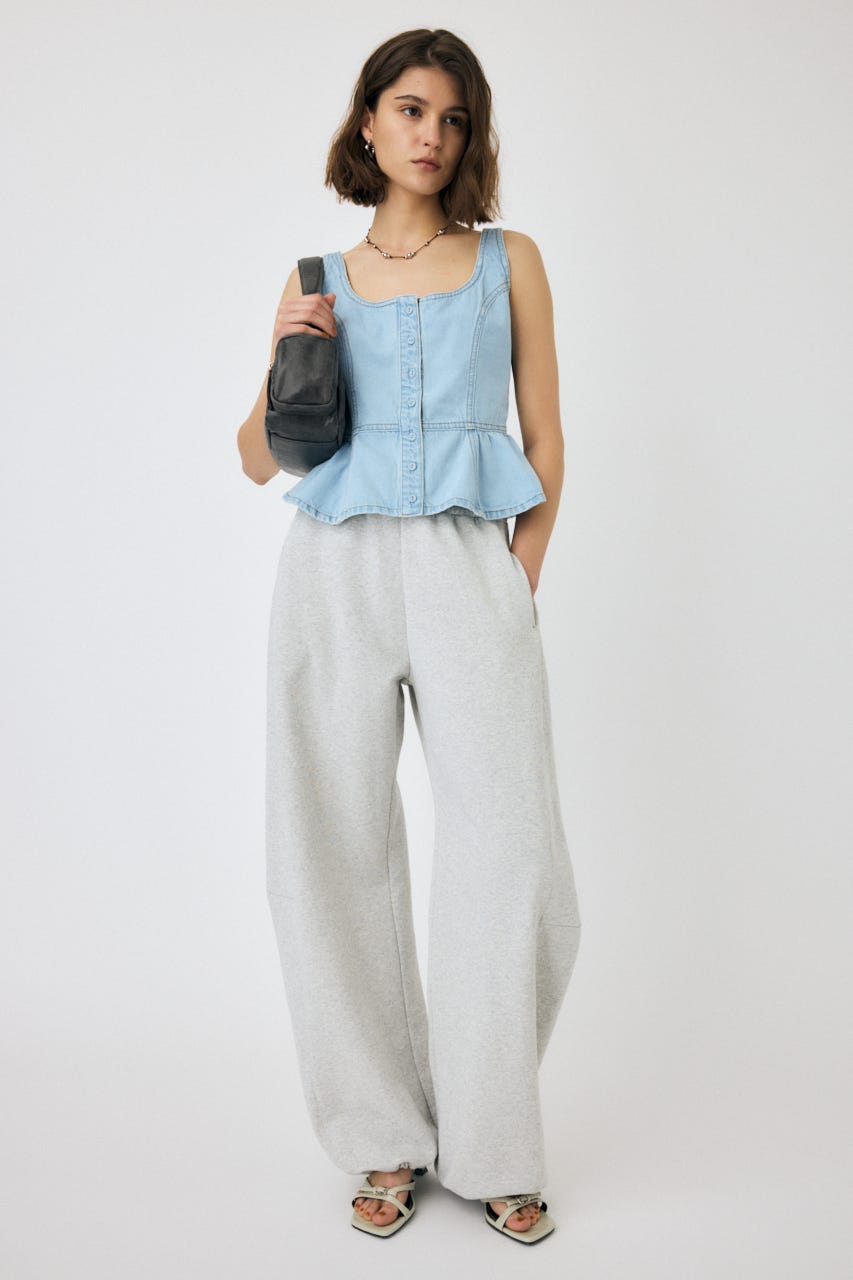 moussyビスチェ MOUSSY | SQUARE NECK デニム ビスチェ (シャツ・ブラウス