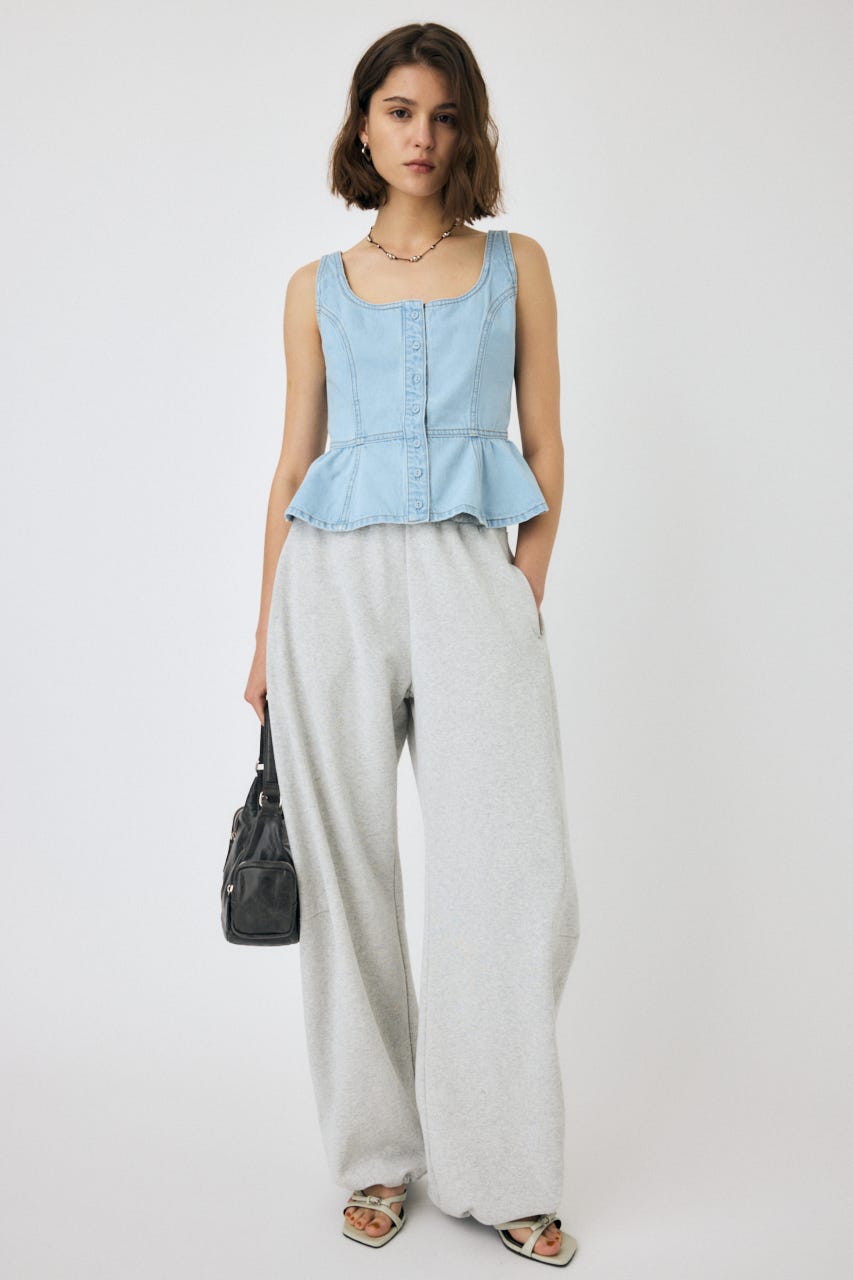MOUSSY | SQUARE NECK デニム ビスチェ (シャツ・ブラウス
