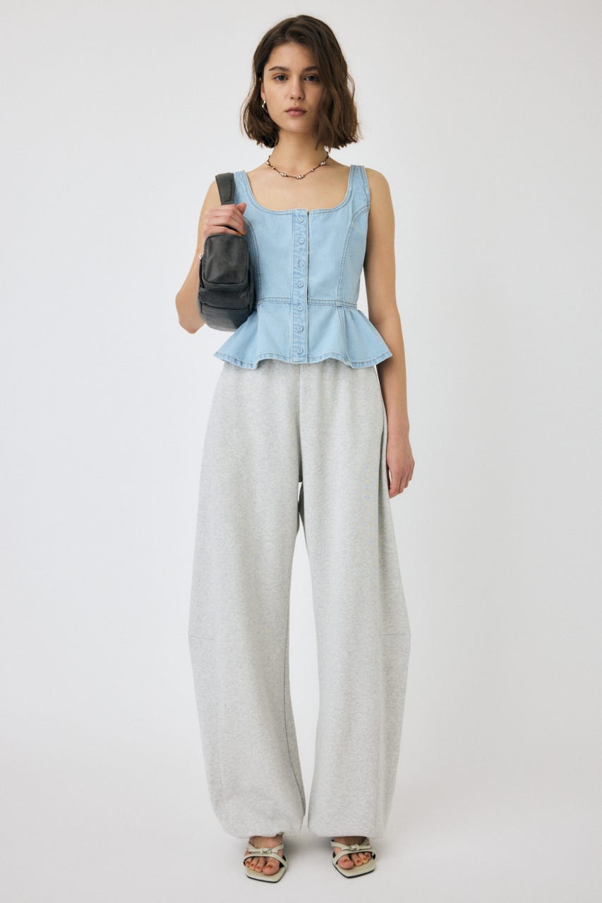 square neck デニム　ビスチェ SQUARE NECK デニム ビスチェ｜マウジーの通販｜&mall（アンド