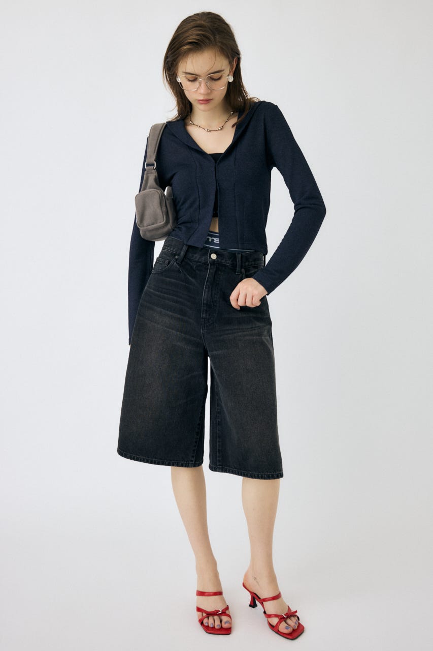 moussy - Ⅰ マウジー フード付き ロング カーディガン クルーネックオーバーニットカーディガン｜WOMEN｜250GAF70-385I