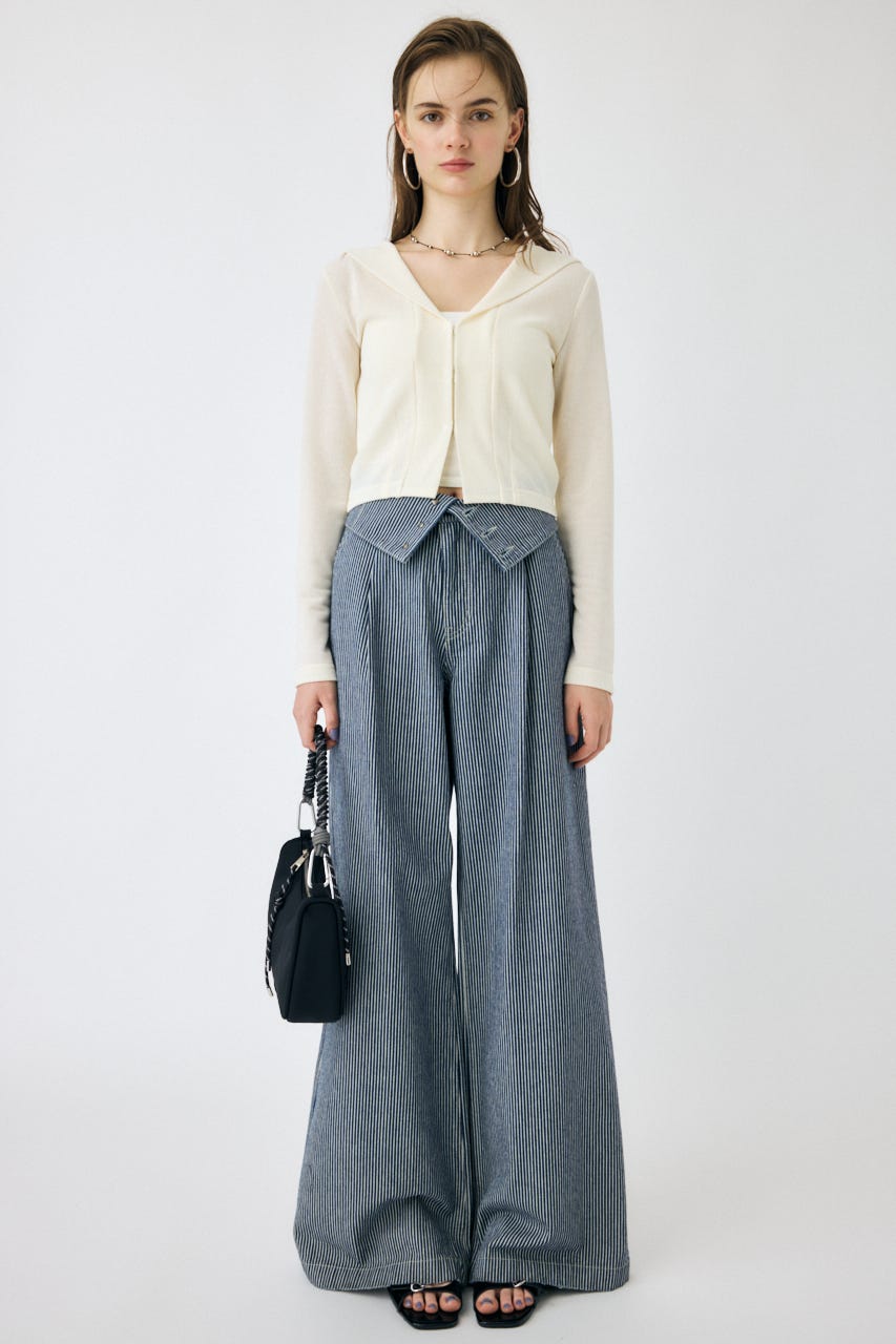 MOUSSY | SHEER HOODIE カーディガン (カーディガン ) |SHEL