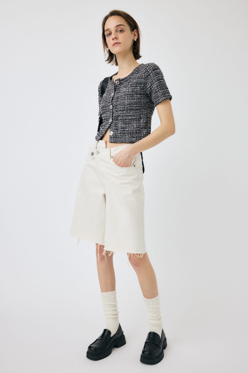 MOUSSY | CROSS WAIST ハーフパンツ (ショートパンツ ) |SHEL