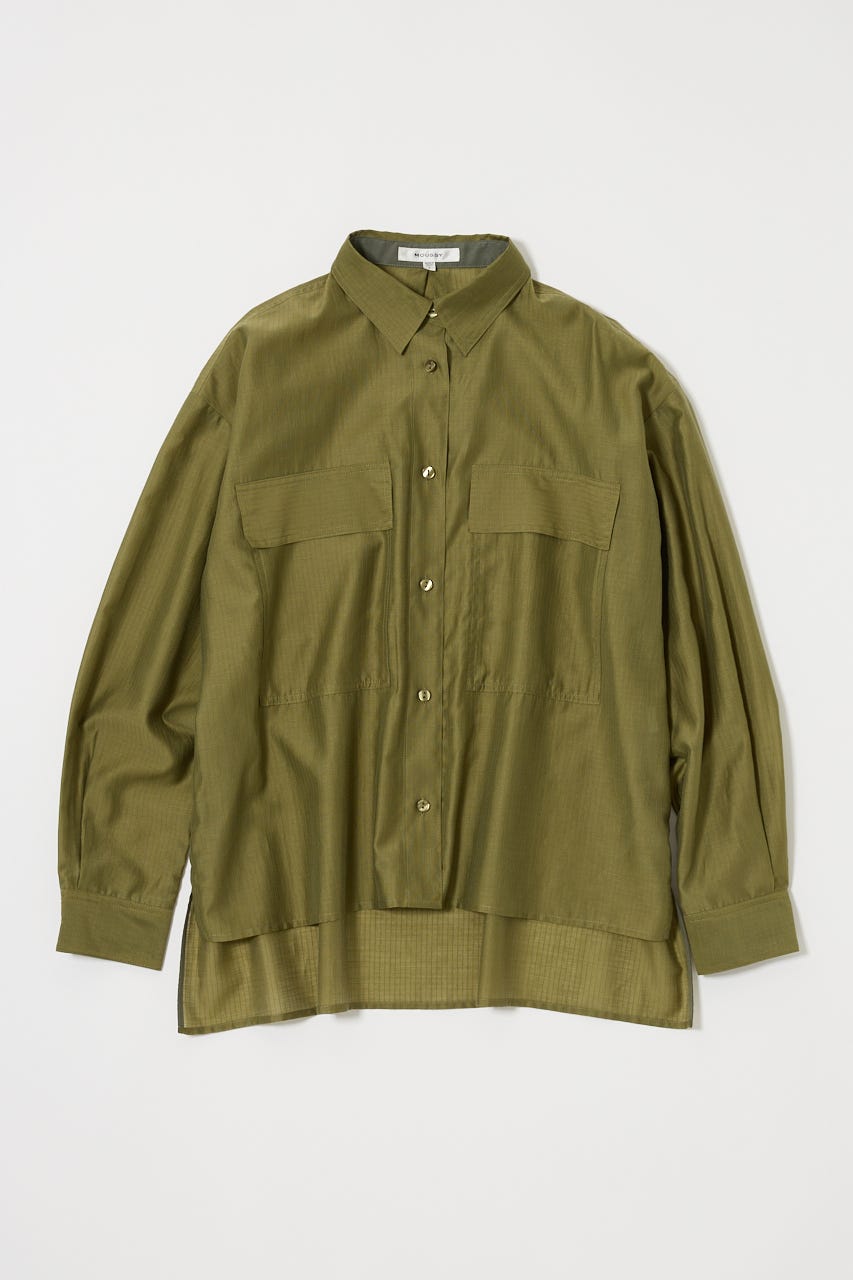 moussyアウター MOUSSY | RIP MILITARY シャツ (シャツ・ブラウス ) |SHEL'TTER