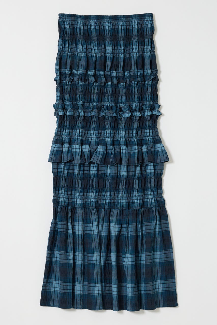 moussy SHIRRING LONG スカート サイズ1 MOUSSY | SHIRRING LONG スカート (スカート(ロング) ) |SHEL