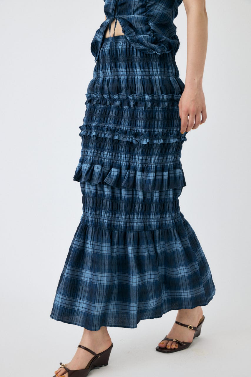 MOUSSY | SHIRRING LONG スカート (スカート(ロング) ) |SHEL