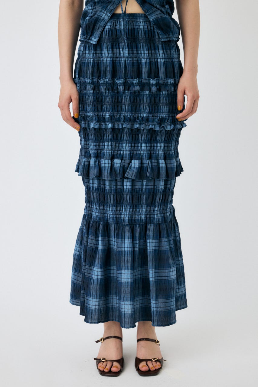 MOUSSY | SHIRRING LONG スカート (スカート(ロング) ) |SHEL