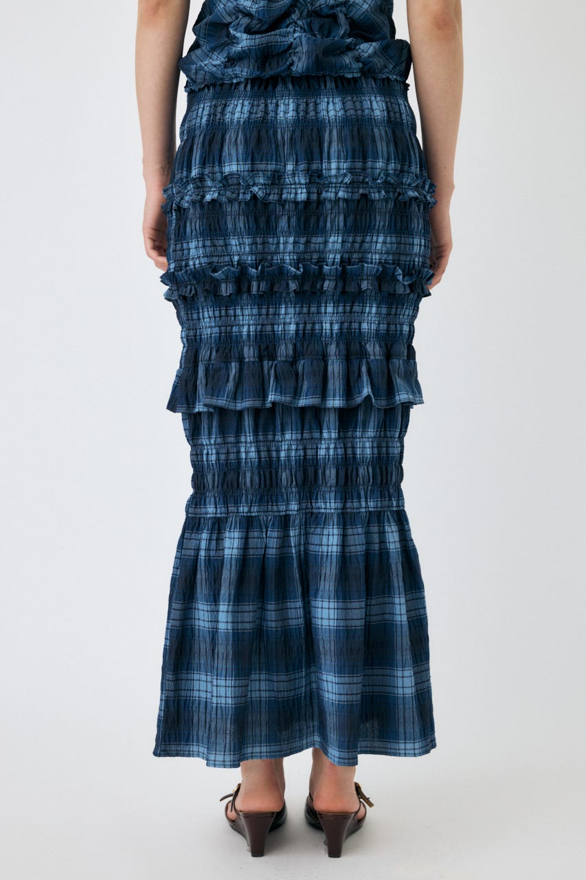 moussy SHIRRING LONG スカート サイズ1 MOUSSY | SHIRRING LONG スカート (スカート(ロング) ) |SHEL