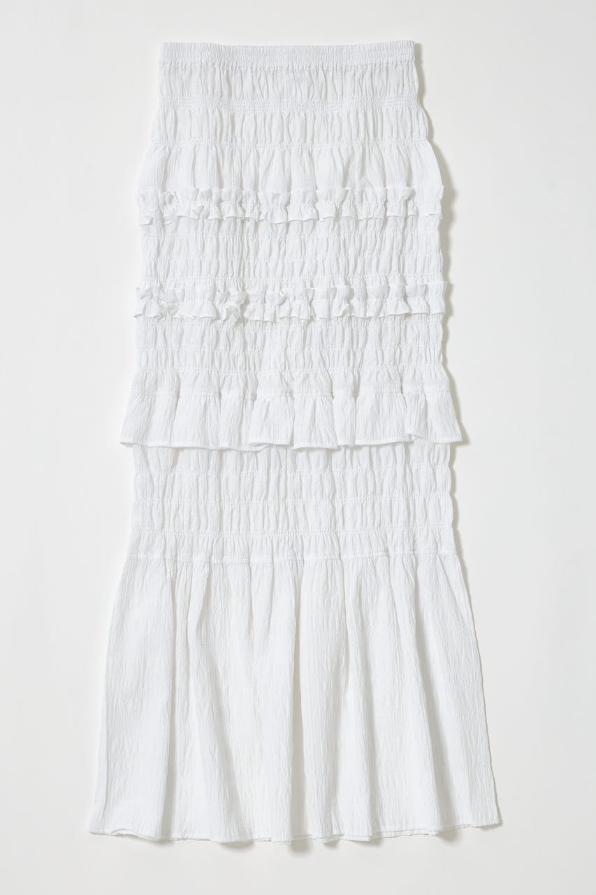 MOUSSY | SHIRRING LONG スカート (スカート(ロング) ) |SHEL
