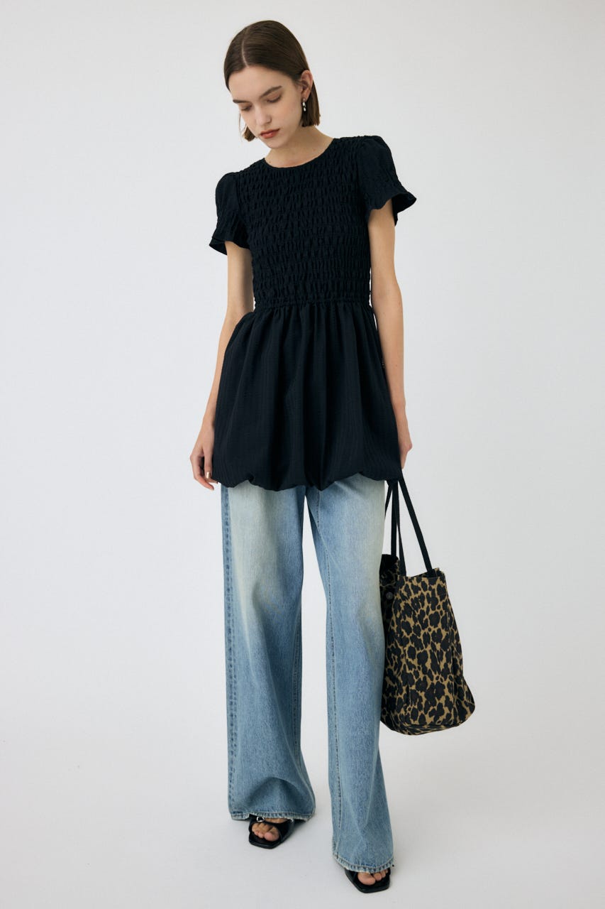 MOUSSY | GATHER BALLOON ミニドレス (ワンピース(ミニ