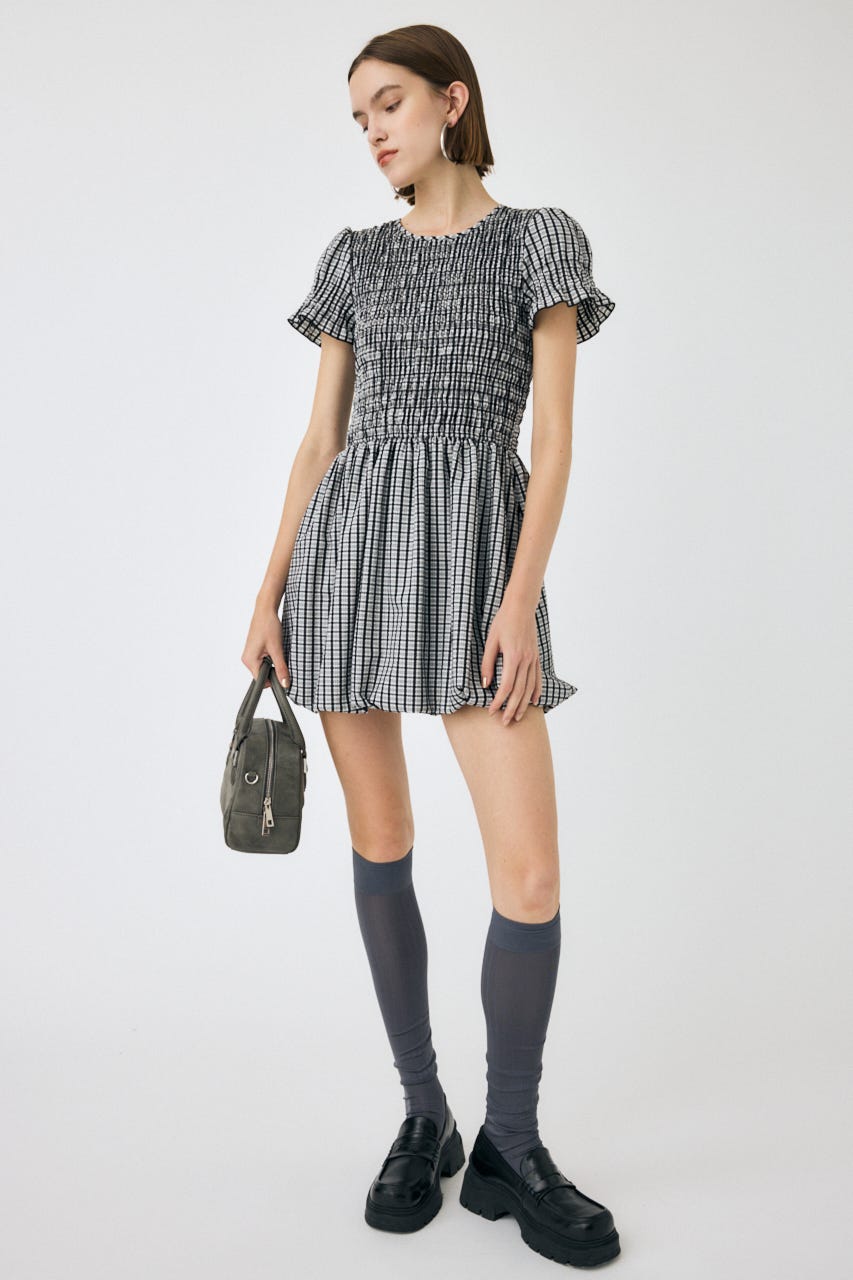 moussy ギャザーバルーンミニドレス サイズ2 MOUSSY | GATHER BALLOON ミニドレス (ワンピース(ミニ