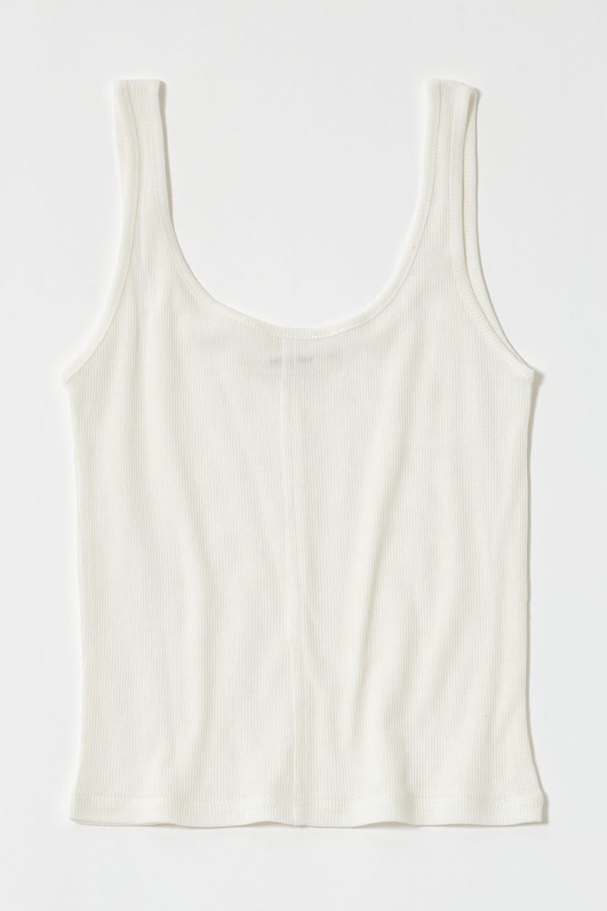 MOUSSY | DOUBLE LAYERED SHEER タンク (タンクトップ ) |SHEL