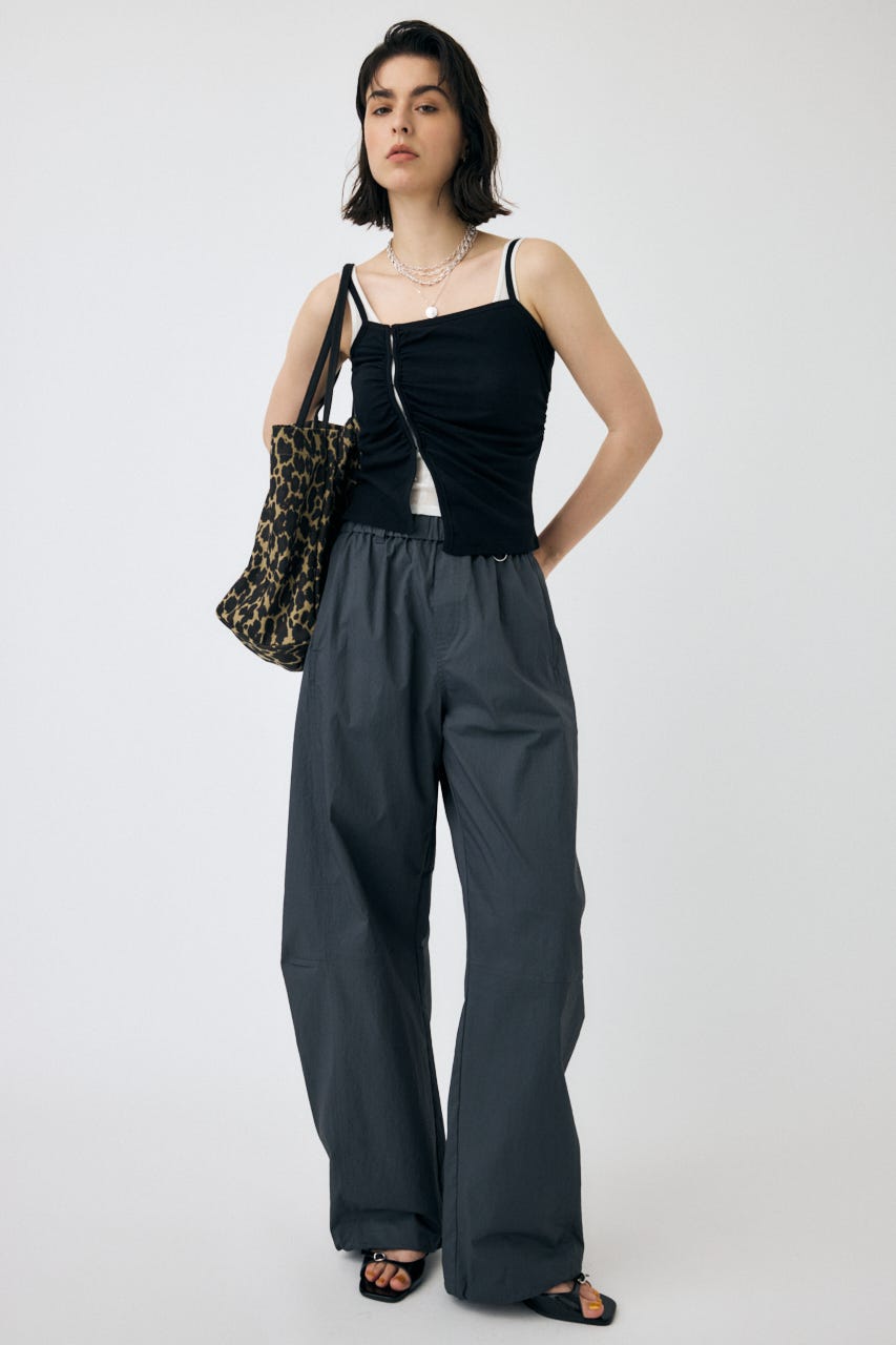 MOUSSY | DOUBLE LAYERED SHEER タンク (タンクトップ ) |SHEL