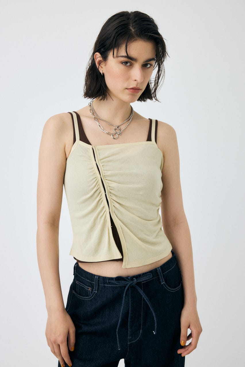 MOUSSY VINTAGE LIKE TEAM タンクトップ 即完 VINTAGE LIKE TEAM タンクトップ｜マウジーの通販｜&mall