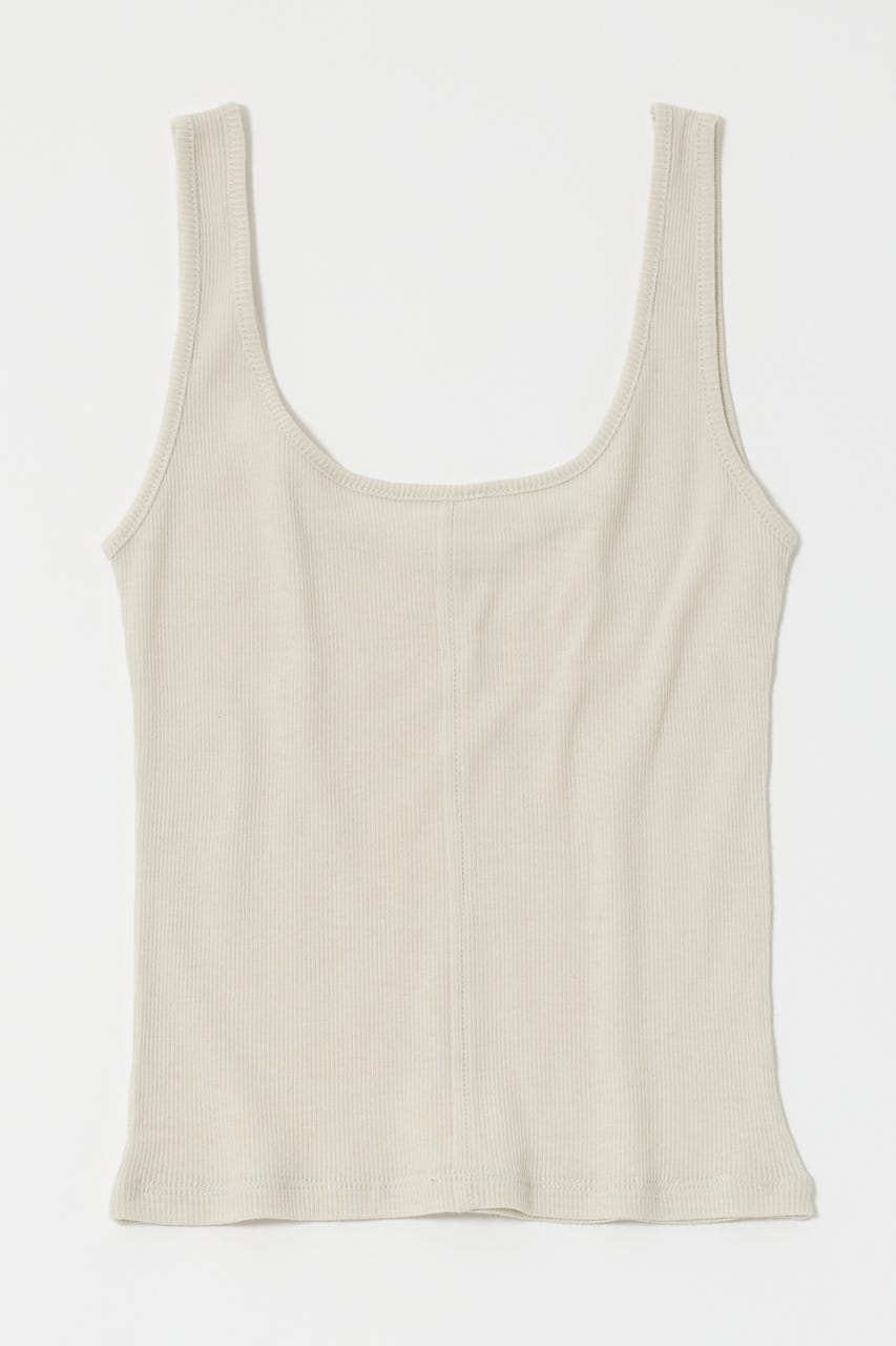 MOUSSY | DOUBLE LAYERED SHEER タンク (タンクトップ ) |SHEL