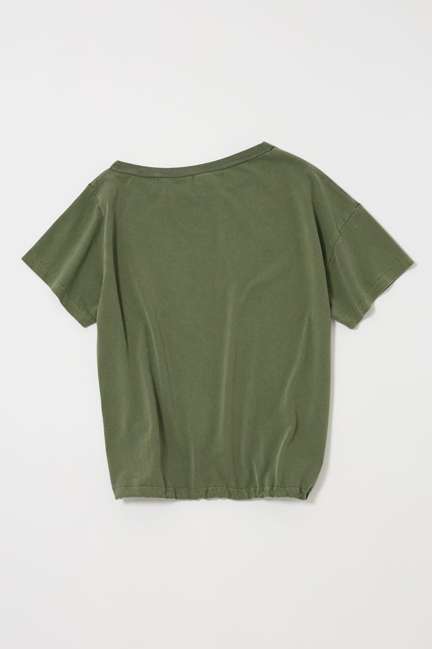 ONE SHOULDER TEE KHA FREE