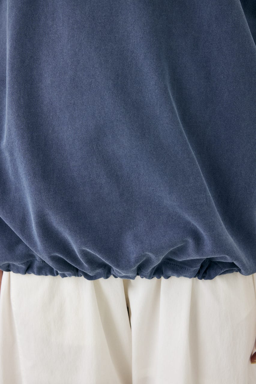 ONE SHOULDER TEE NVY FREE