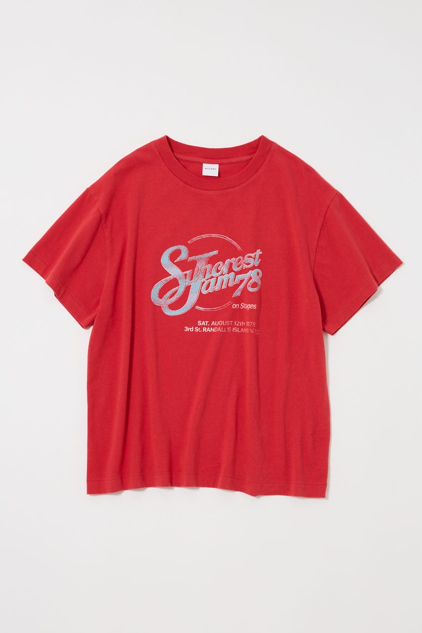 新品未使用タグ付き☆MOUSSY　SUNCREST JAM TEE MOUSSY | SUNCREST JAM TEE (Tシャツ・カットソー(半袖) ) |SHEL