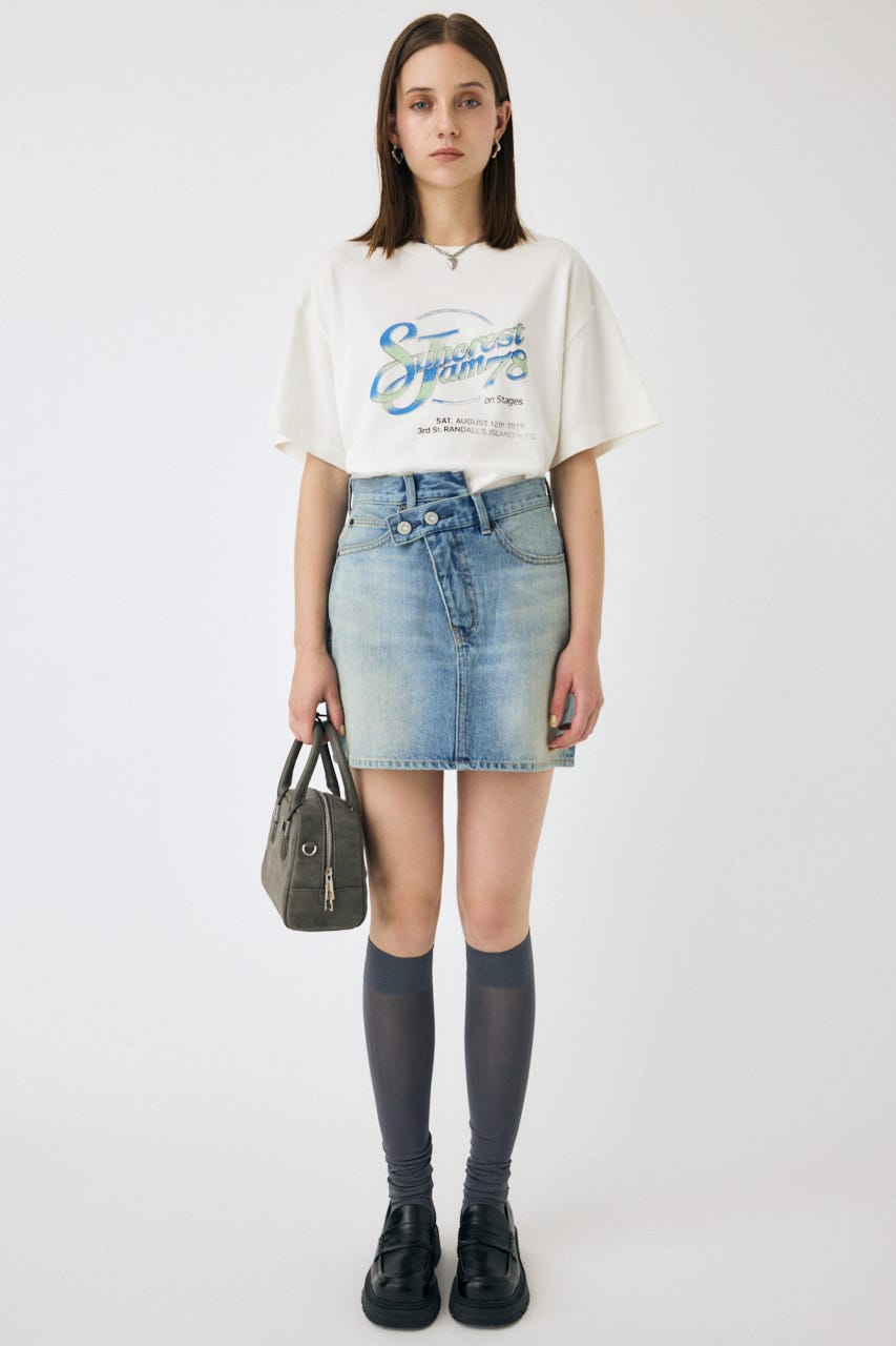 新品未使用タグ付き☆MOUSSY　SUNCREST JAM TEE MOUSSY | SUNCREST JAM TEE (Tシャツ・カットソー(半袖) ) |SHEL