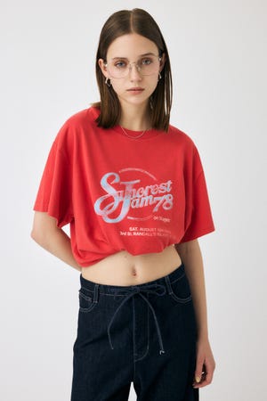 MOUSSY ブラック 半袖 トップス AZUL BY MOUSSY カットレース半袖トップス BLK -ファッション