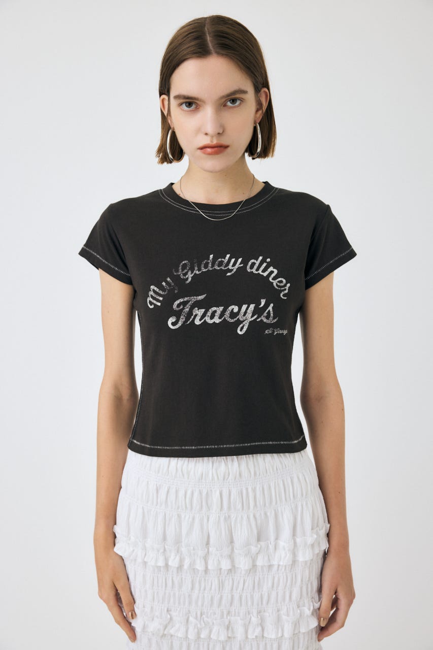 GOOD OLD DINER Tシャツ L/BLK FREE