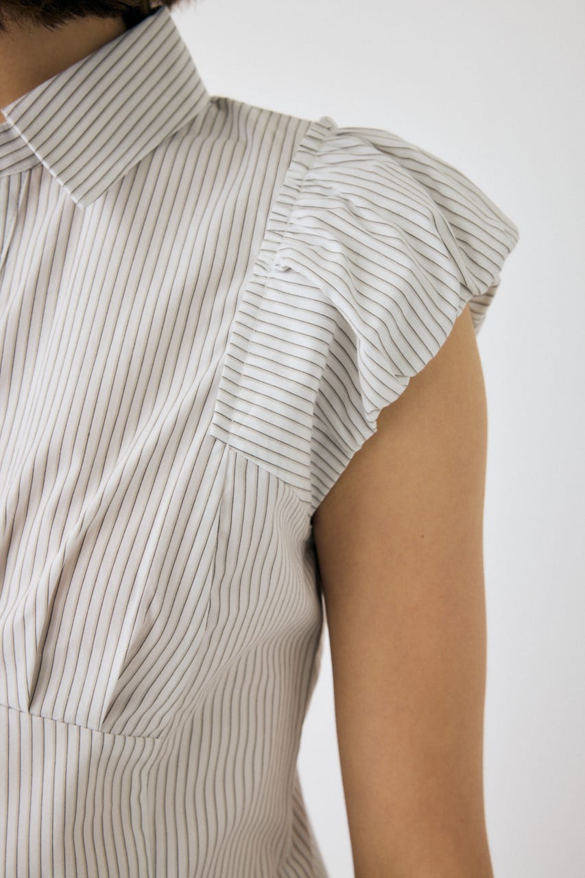 ブラウス シャツ PIN STRIPE FIT シャツ レディース MOUSSY | PIN STRIPE FIT シャツ (シャツ・ブラウス ) |SHEL