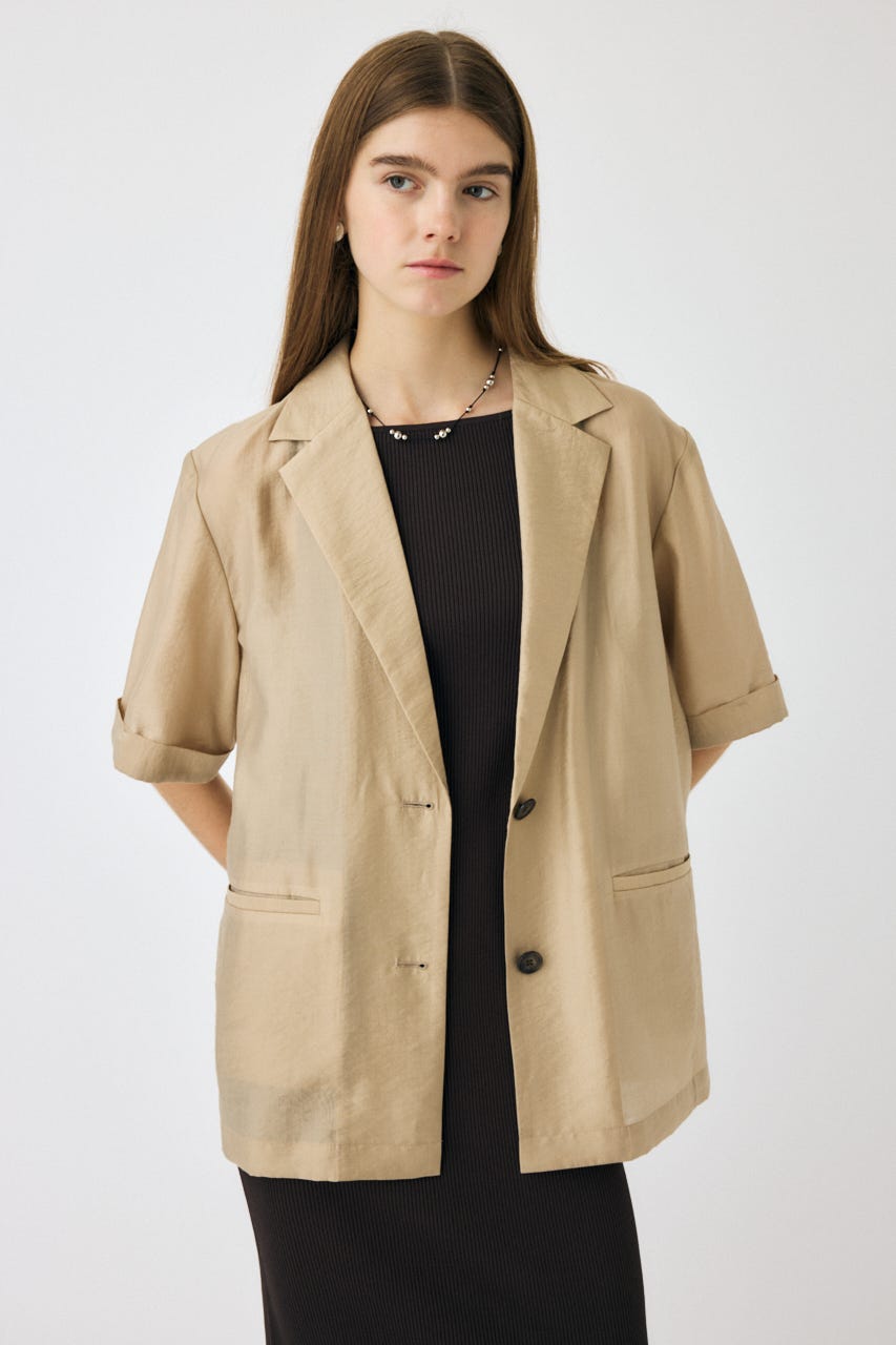 moussyアウター MOUSSY | MIDDLE SLEEVE シアージャケット (ジャケット ) |SHEL