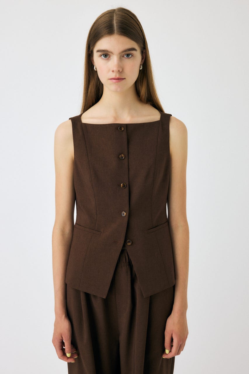 MOUSSY | BOAT NECK ベスト (その他トップス ) |SHEL'TTER WEBSTORE