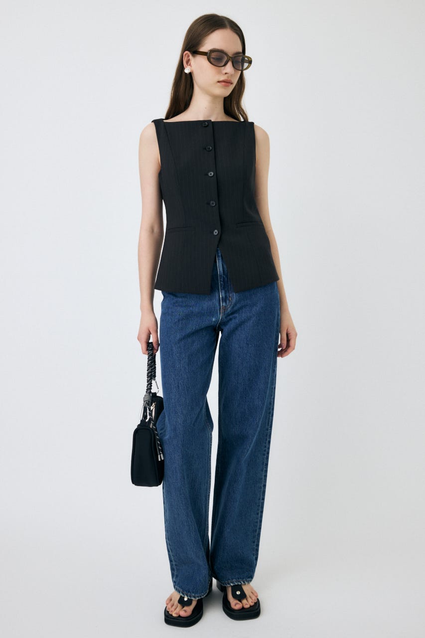 moussy ボートネックベスト　boat neck ベスト MOUSSY | BOAT NECK ベスト (その他トップス ) |SHEL'TTER WEBSTORE