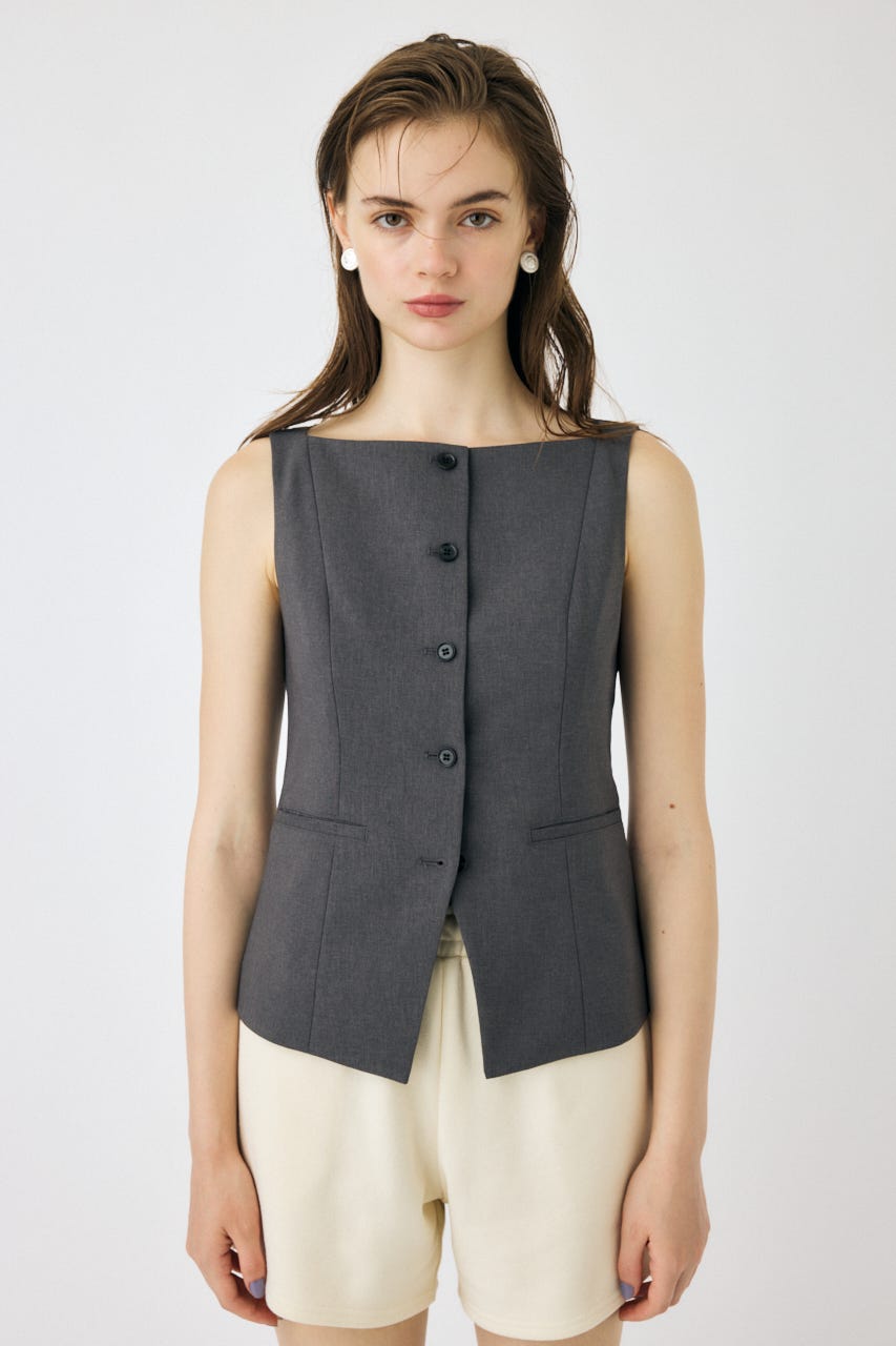 moussy ボートネックベスト　boat neck ベスト MOUSSY | BOAT NECK ベスト (その他トップス ) |SHEL'TTER WEBSTORE