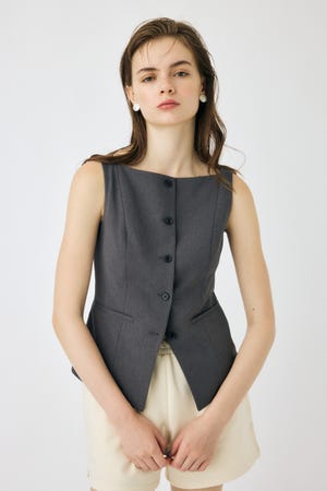 moussy ボートネックベスト　boat neck ベスト MOUSSY | BOAT NECK ベスト (その他トップス ) |SHEL'TTER WEBSTORE